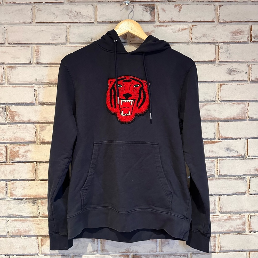 Sandro Tiger Hoodie Hooded Sweatshirt